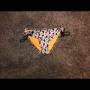 Sunflower printed bikini bottoms